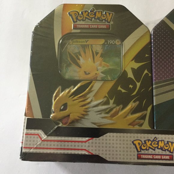 COPY - NEW Pokemon Jolteon and Espeon V Tins - 82 Cards - Picture 2 of 7
